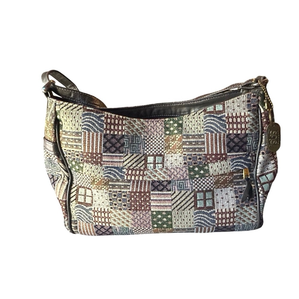 Sas Patchwork Shoulder Bag - Multicolor - image 5
